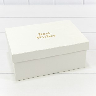 Коробки Прямоугольные Набор 1/3 22,5*16*9,5 "Best Wishes" Бежевый 1/20 Арт: 721818/2