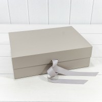 Коробка Прямоугольная 32*23*10 складная на магнитах Серый 1/32 Арт: 721358/1972