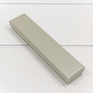 Коробка Прямоугольная 20*4,5*2,7 "Ромбики" Серый 1/12 1/240 Арт: 612204/6