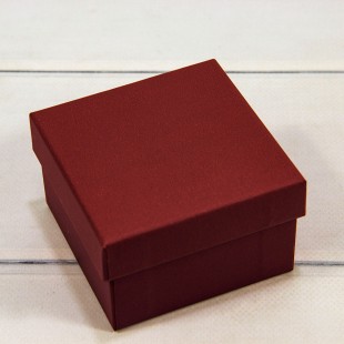 Коробка Квадратная 9*9*5,5 Крафт Винный 1/6 1/120 Арт: 62298/8