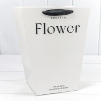 Пакет подарочный "Romantic Flower" Белый 25*30*16 210г 1/2 1/200 Арт: 000179K