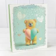 Пакет подарочный с тиснением "Мишки" (микс 314) 26*32*10 210г 1/20 1/240 Арт: 000314C - Пакет подарочный с тиснением "Мишки" (микс 314) 26*32*10 210г 1/20 1/240 Арт: 000314C