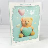 Пакет подарочный с тиснением "Мишки" (микс 314) 30*41,5*12 210г 1/20 1/80 Арт: 000314A - Пакет подарочный с тиснением "Мишки" (микс 314) 30*41,5*12 210г 1/20 1/80 Арт: 000314A