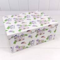 Коробки Прямоугольные Набор 1/10 34*26*15,3 "Лаванда на окне" 1/6 Арт: 721604/1777 - Коробки Прямоугольные Набор 1/10 34*26*15,3 "Лаванда на окне" 1/6 Арт: 721604/1777