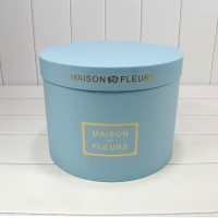 Коробки Круглые Набор 1/5 32*24,5 "Maison des Fleurs" Голубой 1/4 Арт: 7215006/1394