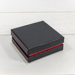 Коробка Квадратная 9*9*3,5 Чёрный 1/6 1/120 Арт: 60999/1