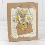 Пакет подарочный с 3D аппликацией "Цветы" (микс 115) 18*23*10 210г 1/20 1/360 Арт: 000115E - Пакет подарочный с 3D аппликацией "Цветы" (микс 115) 18*23*10 210г 1/20 1/360 Арт: 000115E