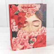 Пакет подарочный "Цветы" (микс 398) 26*32*10 210г 1/20 1/240 Арт: 000398C - Пакет подарочный "Цветы" (микс 398) 26*32*10 210г 1/20 1/240 Арт: 000398C